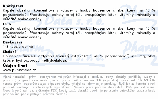 Cordyceps extra PM cps.120