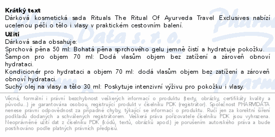 Rituals The Ritual of Ayurv.Reus.Lux.Travel Pouch