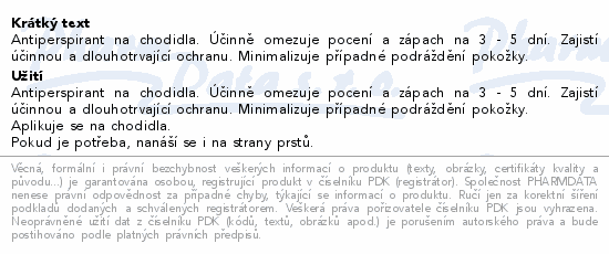 PERSPIREX Antiperspirant Foot Lotion 100ml