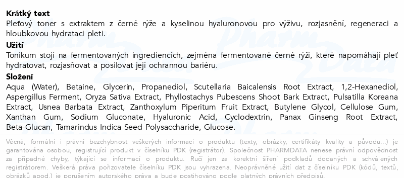 HaruHaru Wonder hyaluronové pleťové tonikum 150ml