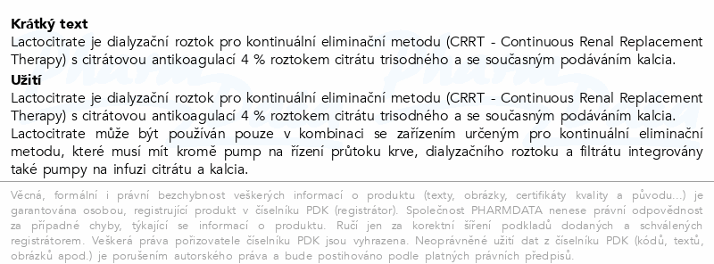 Lactocitrate 2x5000ml PP