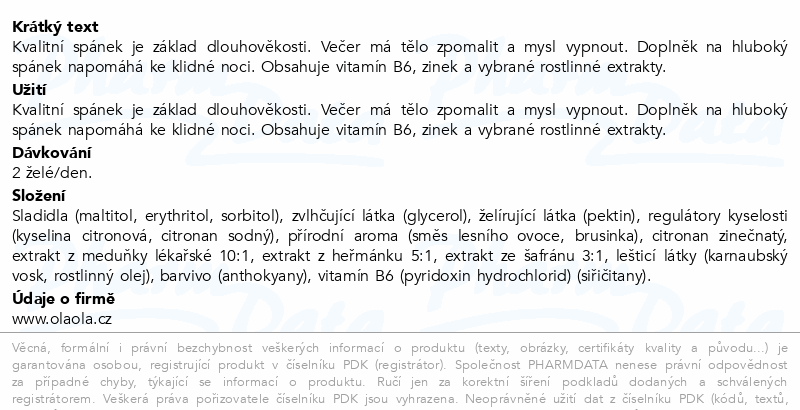 OlaOla Sladké sny 60 želé bonbónů