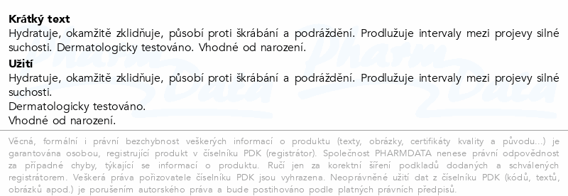ACM Sensitélial.AD Tělový krém 500ml