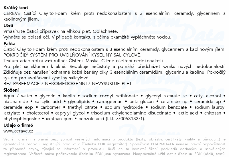 CeraVe Čisticí krém Clay-to-Foam 118ml