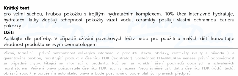 Eucerin UreaRepair tělové mléko 10% Urea 200ml