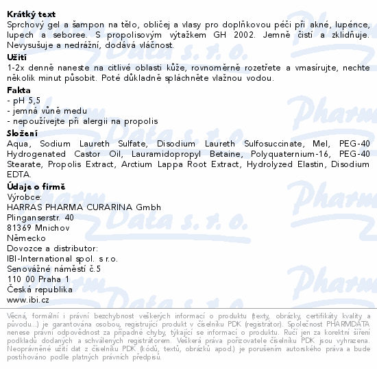 Dermolaval sprchový gel a šampon 200ml