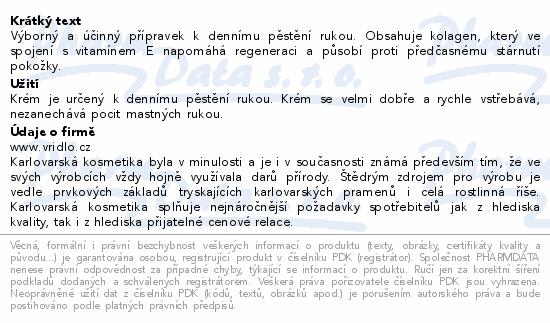 Kawea krém na ruce bez pocitu mastných rukou 80g