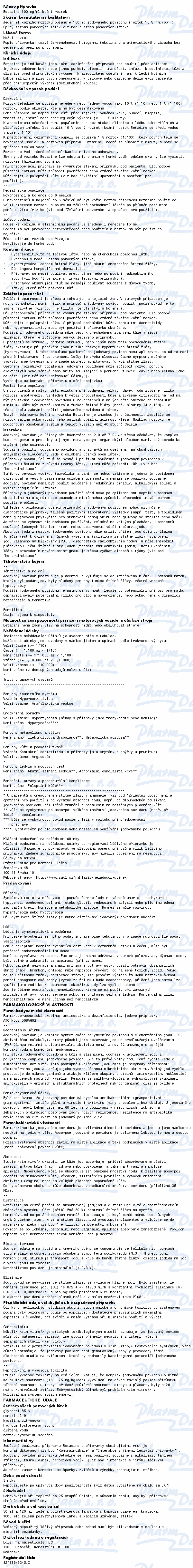 Betadine 100mg/ml drm.sol.1000ml